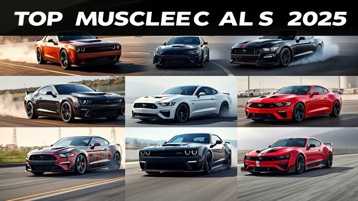 Top Muscle Cars of 2025 A Celebration of Power and Performance
